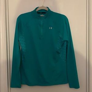Under Armour Teal Quarter Zip